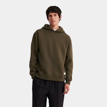 Oversized hooded logo-sweatshirt