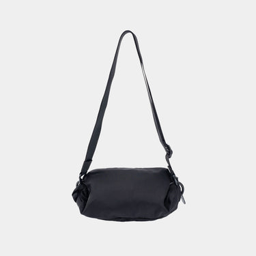 Nestos Smooth Crossbody Bag - Black